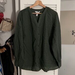D&Co Button Down Top | Size L | NWT